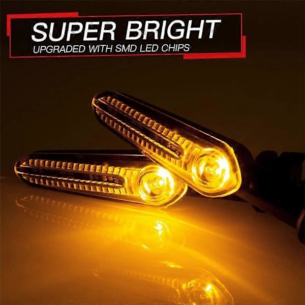 LED-blinkers för Yamaha MT07 Tracer 700 900 XJ6 FZ6 MT09 900 MT10 för YZF R15 R1