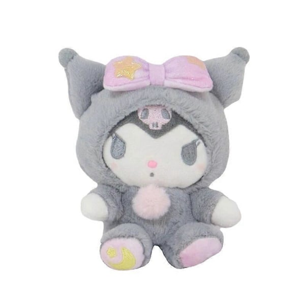10-15cm Sanrio Plysch Gosedjur Tecknad Anime Figur Kuromi My Melody Cinnamoroll Söta Dockor Baby Födelsedagspresenter Kawaii Dekor HelloKitty 10cm CHINA