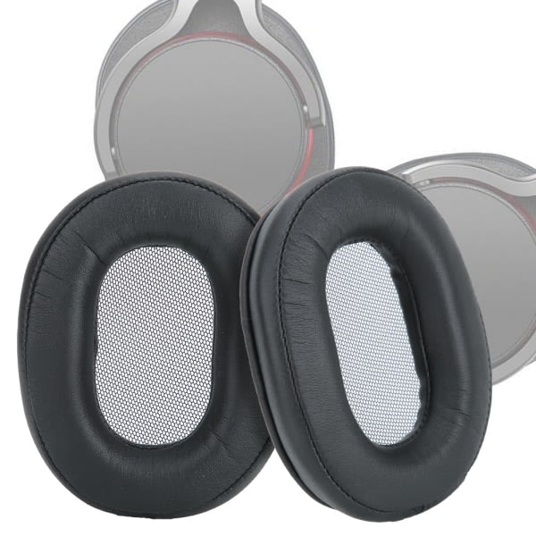 2 st. öronkuddar svarta bomulls hörlurstillbehör Passar Sony MDR-1ABT, MDR-1RBT, MDR-1RNC