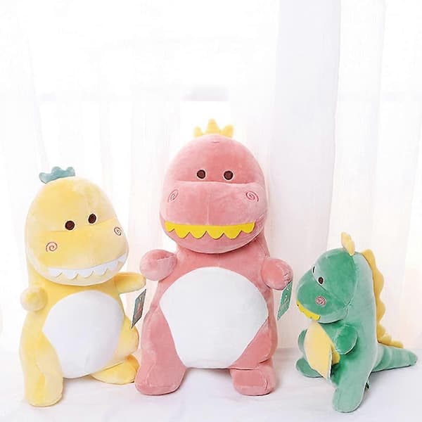 Söpö Dinosaurus Pehmeä Pehmolelu Vihreä Yellow
