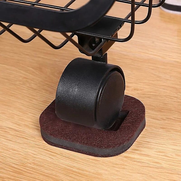 Kontorstol Hjul Stop Møbel Caster Cups Hårdttræ Gulvbeskyttere Anti Vibration Pad Stol Rullefødder Anti-slip Mat (5 Styk)
