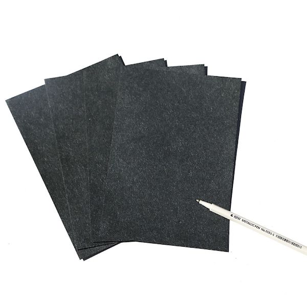 Vintage brevpapir med linjer for personlige brev Blank carbon black