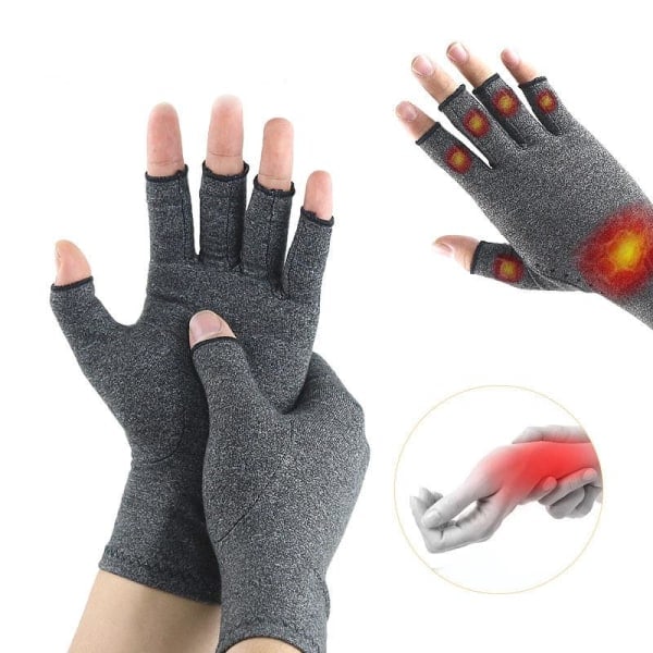 Tryckhandskar Diskomfort Handledsskydd Halvfinger Tryckhandskar