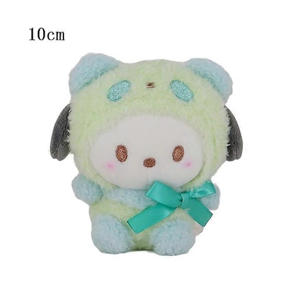 10-15cm Sanrio Plysch Gosedjur Tecknad Anime Figur Kuromi My Melody Cinnamoroll Söta Dockor Baby Födelsedagspresenter Kawaii Dekor Pachacco 10cm CHINA