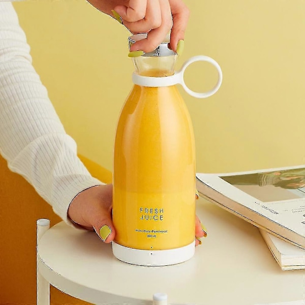 Kannettava Sähköinen Mehukone Blender USB Mini Hedelmäblenderi Mehukone Hedelmäuutteenottimeen Ruokavärähtely Monitoiminen Mehukone Pink