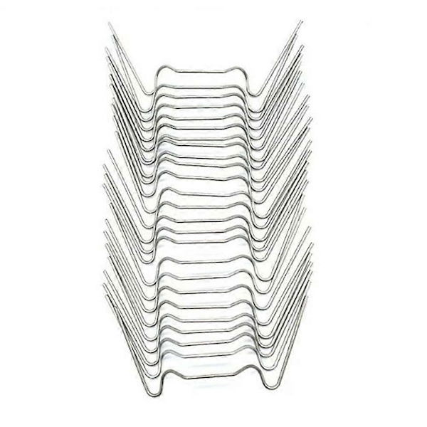 Ruostumattomasta teräksestä valmistettu lanka kasvihuone puutarha lasitus W lanka lasin kiinnityskoukut W(25pcs)
