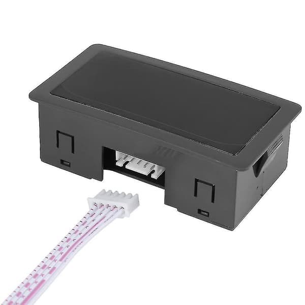 4 Digital LED Display Tachometer RPM Speedometer Højpræcisions Tachometer med Hall Proximity Switch Sensor NPN sort