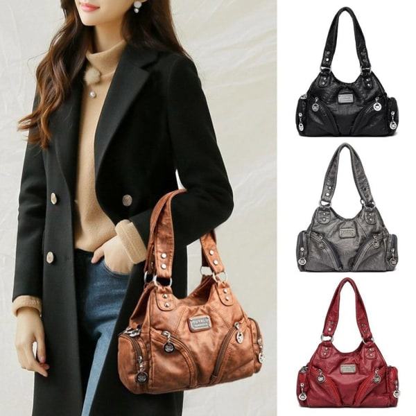 Skuldertaske Crossbody taske BRUN Brun Brown