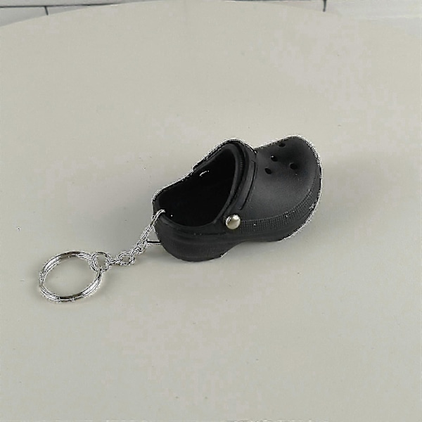 Mini Crocs -sandaaliketjun riipus avaimenperä avaimenpidike hauska avaimenperä lahja Yellow