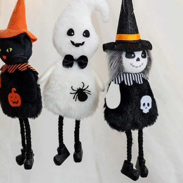 Halloween-ripustushaamut Ulko- ja Sisätiloihin Baarijuhlan Taustakoristeeksi Valkoinen Haamu
