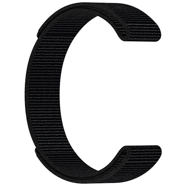 Armband i Nylon för Garmin Fenix 8 43mm/ Garmin Fenix 7S/ 6S - Justerbar Black
