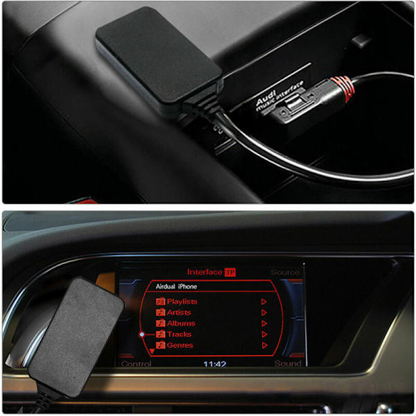 För Audi VW MMI Musikstreaming Bluetooth iPod Media Interface A