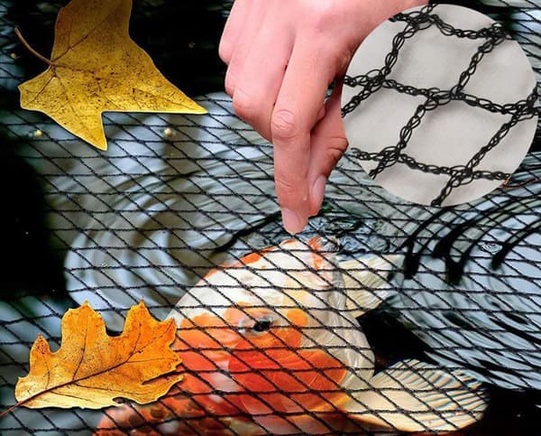 Sort damnet fiskedamnet løvnet net fuglebeskyttelsesnet robust 2 x 5 m 2 x 5 m