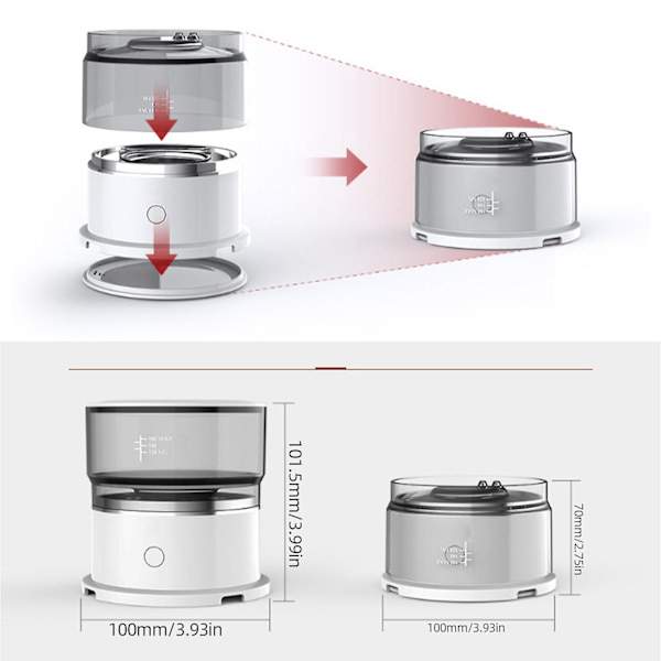 100% Ny - Automatisk Smart Kaffemaskin Mini Portabel Droppkaffebryggare Utomhus Hemma