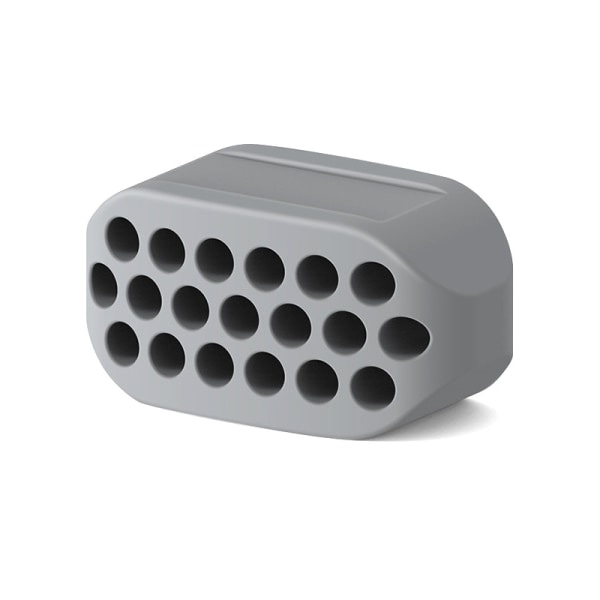 Kjeve-trener i silikon Grey