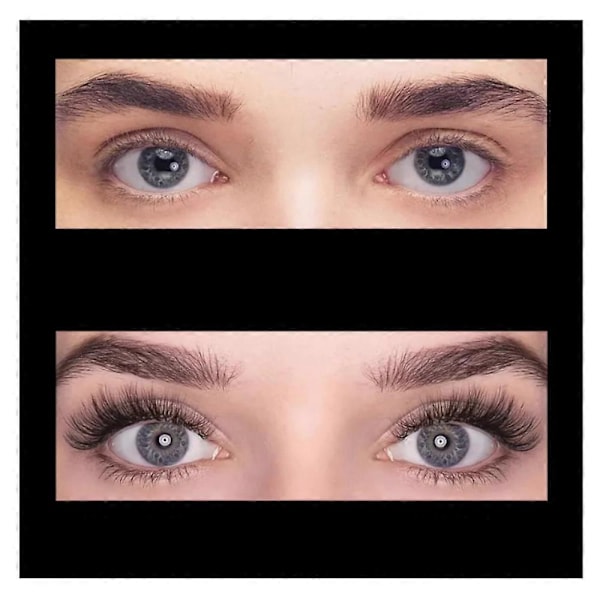 Ez Bella Vipper, Aerliss EzBella Magnetiske Vipper med Applikator, Naturligt Look Thick 1 pair