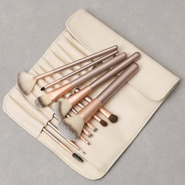 Makeup Brush Set Professionell Makeup Set Trähandtag Heilwiy Gift