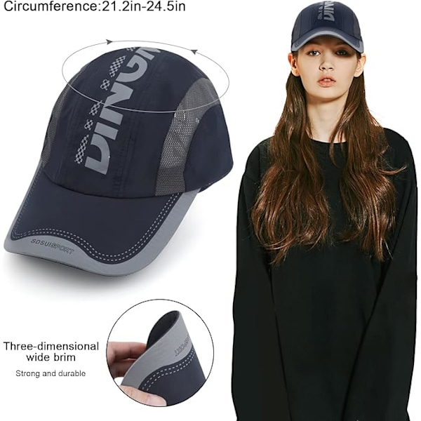 Baseball Caps for Men Women, Casual Solid Classic Sports Polo Style Sun Hat, Summer Mesh Visor Breathable Baseball Cap