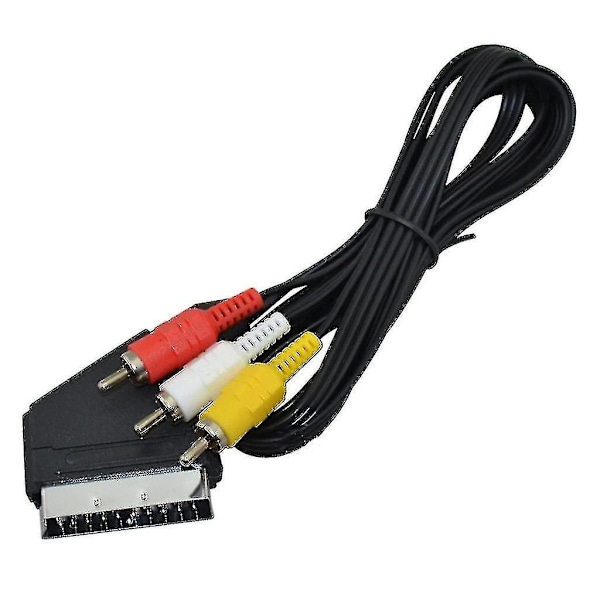 1,8 m AV Scart Audio Video Kabel TV-ledning for NES for NES RGB Scart Kabelplugg