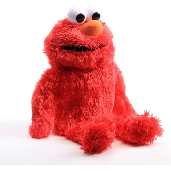 Elmo Dukke Plys Rød Bamse Hånddukke Legetøjsgave