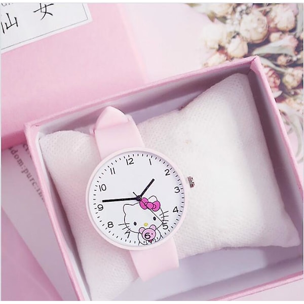 Sarjakuvakellot, Lapsi, Lasten kello, Rannekello Pink No box bracel