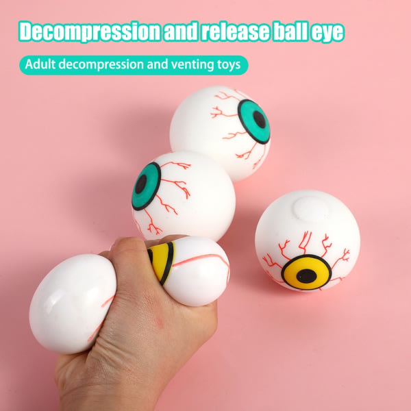 3D-øjeæbleformet dekompressionskugle Børneklemmeøjeæblelegetøj Dekompressionslegetøjsbold - Perfet As Show