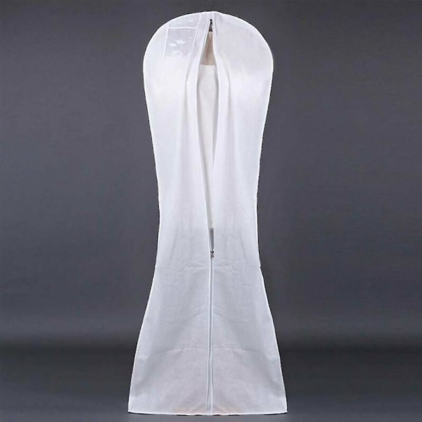 Andningsbar plaggväska för brudklänningar - Vit - 180 Cm