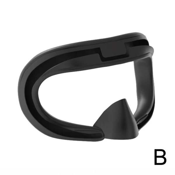 Silikon-Ansiktsmask-För-Oculus-Quest-3-Svettsäker-Tvättbar-Svett- svart För meta-quest3
