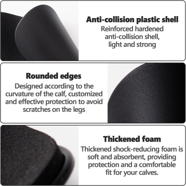 2 paria Mini Pro jalkapalloshin guard - unisex liukumattomat jalkapalloshin guard - ammattilaisille ja aloittelijoille - jalkapalloon ja juoksuun!