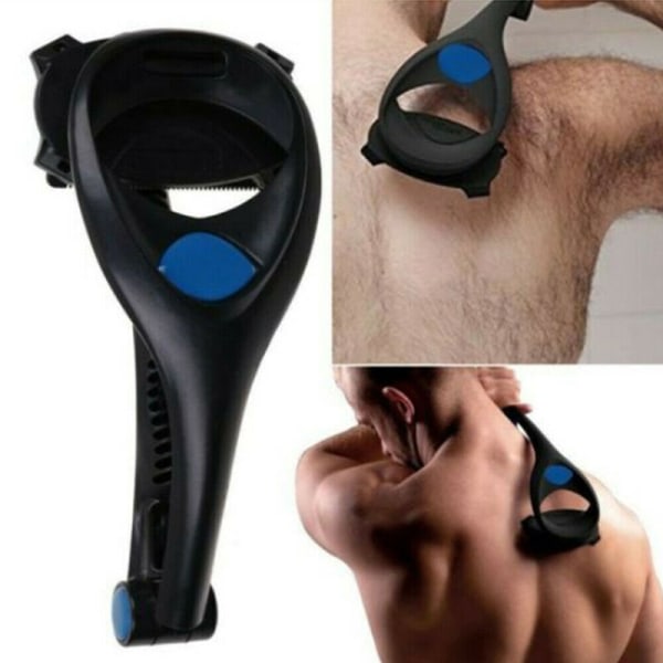 Miesten selkäparranajokone 2.0, kaksipäinen trimmerinpoistoaine IC