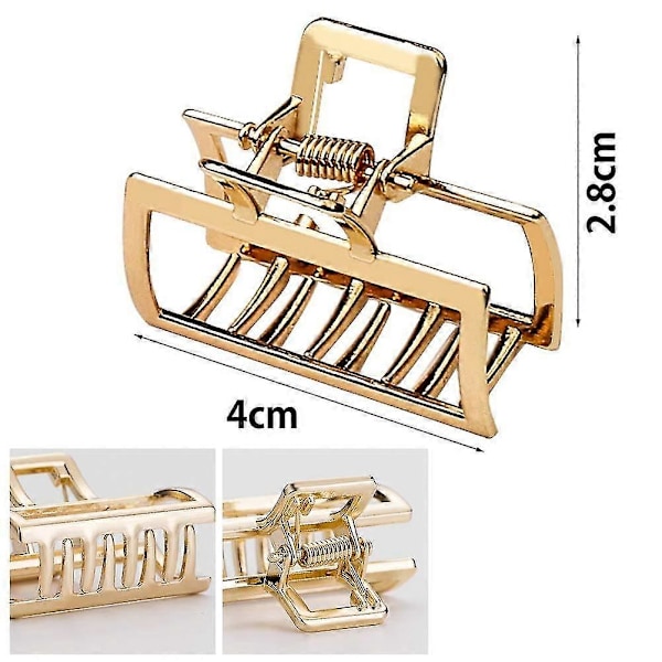 3 stk. Hårklyper, Små Hårklyper 4 cm Hårspenne