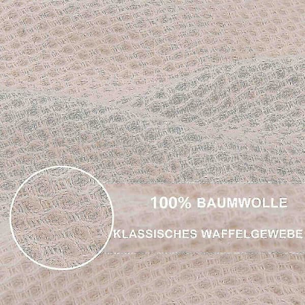 6-pak 100% bomuld frotté køkkenhåndklæder - Ophængningsløkke til opvask og køkkenrengøring - Perfekt abrikos 34*73cm abrikos 34*73cm Apricot