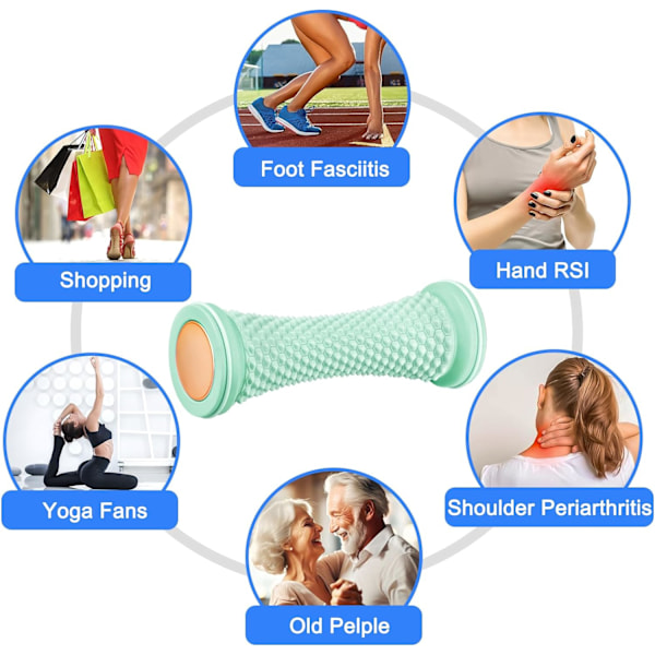 Fodmassagerulle, Muskelrullestok til restitution af plantar fasciitis og afslapning af stramme muskler