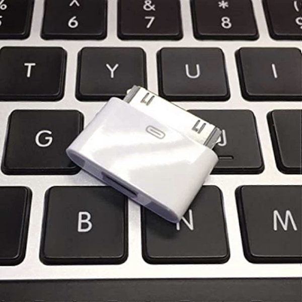 Lightning til 30-pinners adapter hann til 8-pinners hunn kontaktkonverter med iPhone