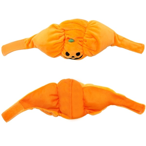 Halloween-gresskarhatt for kjæledyr - Oransje gresskarhatt, hodeplagg, kostyme, cosplay-lue for små, mellomstore og store hunder - Nyhet s