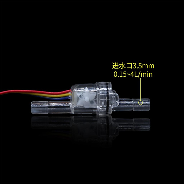 Vandstrømssensor Væske On-off Meter Flowmåler Tæller Sensor Vandkontrol inner diameter 3.5mm