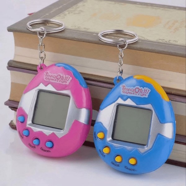 Tamagotchi - Retro Elektronisk Kjæledyr - Rosa 3-pakning