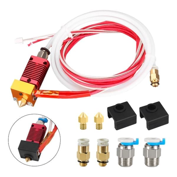Ender-3 Hotend Kit Monterad Extruder med Capricorn Bowden