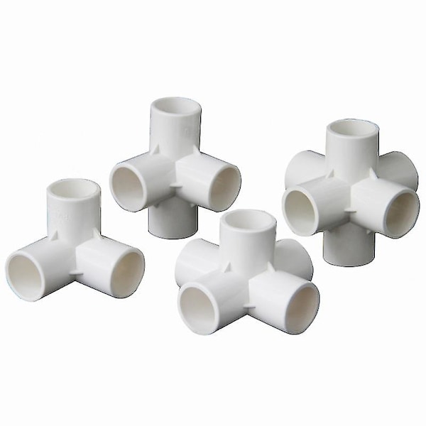 PVC-putkiliitosliittimet 3 4 5 6-tie letkunjakaja 20-50mm puutarhakastelu vesiputken liitoskytkin adapteri DIY hyllyliitos 25mm 3 Way5