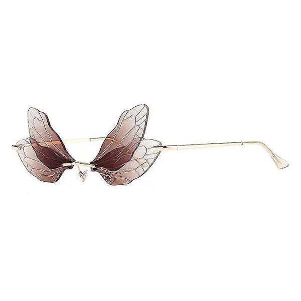 Perhosaurinkolasit Naiset | Kehyksettömät perhosaurinkolasit | Perhosaurinkolasit Miehet - Pyöräilyaurinkolasit 05 sunglasses