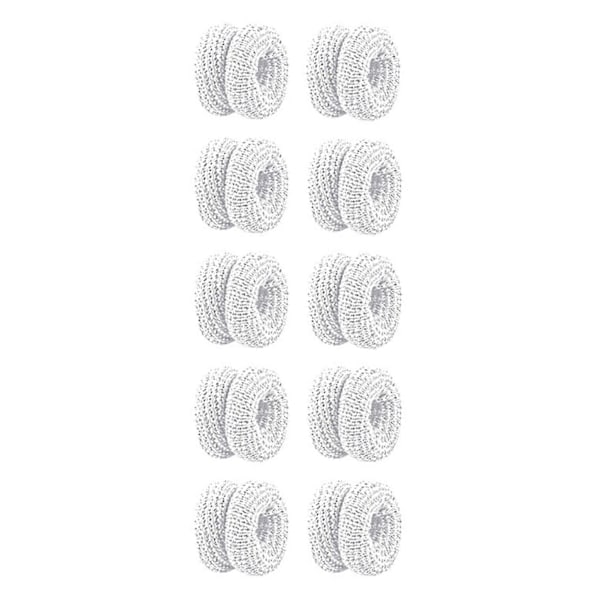 10 st Fingerbandage Fingertoppar Finger Skydd Första Hjälpen Mjuk Slitstark Andningsbar Svettabsorberande Fingeromslag White