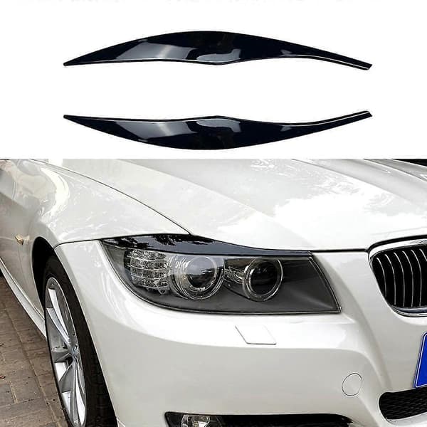 For 3-serie E90 E91 320I 330I 2005-2012 Frontlykt Deksel Pyntelist Øyenbryn Deksel Trim Sti