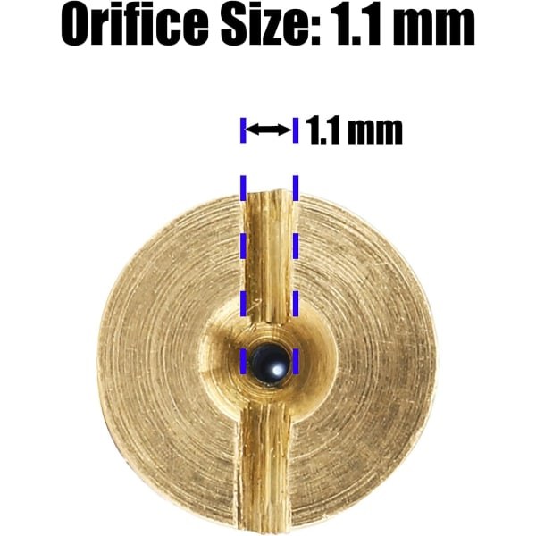 1,1 mm skumkanon-dyse, universelle gjengede spisser for Sno