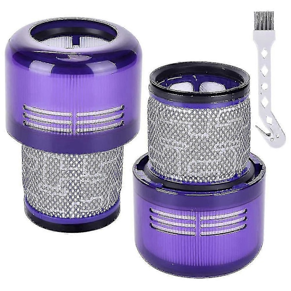 2-pakks Filtere for Dyson V11 V15 Sv14 Sv22 Vaskbare Erstatningsfilter