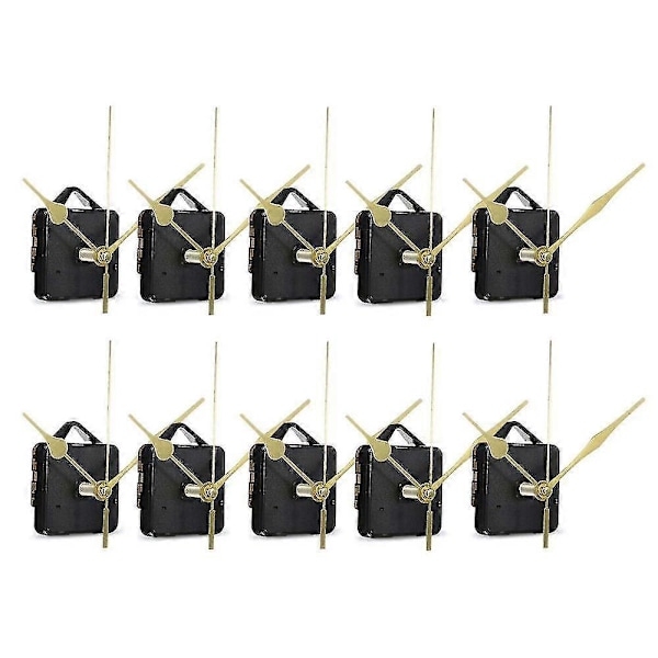 10st DIY Tyst Urverk Spindel Visare Vägg Quartz Klocka Urverk Mekanism Reparationsverktyg Del Klock