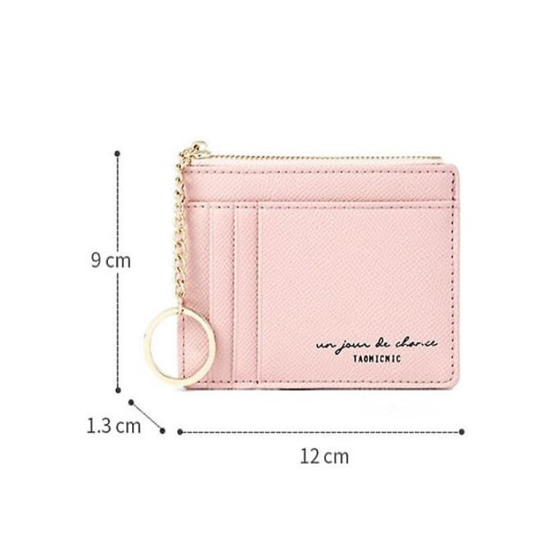 Mini nøglering lille pung pink pink