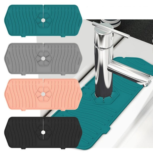 Kranmatta för diskbänk - stänkskydd, handfat för bathroom gray