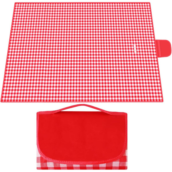 200x200cm Piknik-viltti Suuri Ulkoilupiknik-matto Vedenpitävä Rantamatto Rantahuopa Kannettava Taitettava Piknik-matto Rannalle Puistoon