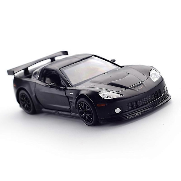 1:36 Mittakaavan Valmistettu Auton Malli, Luvanvaraiset Mallit, Tumman Musta Sarja, Hieno Laatu, Keräilyyn Sopiva, Pieni Auto, 12,5 cm, Tasku Leikki, Pojille 003M-Colvette C6