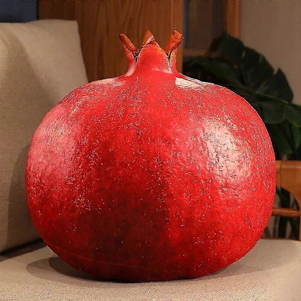 35-55 cm Eläväiset Hedelmäpehmolelut Simuloitu Omena Vesimeloni Mlemon Lychee Ango Mansikka Ananas Durian Täytetty Tyyny Pomegranate  B 35-55cm